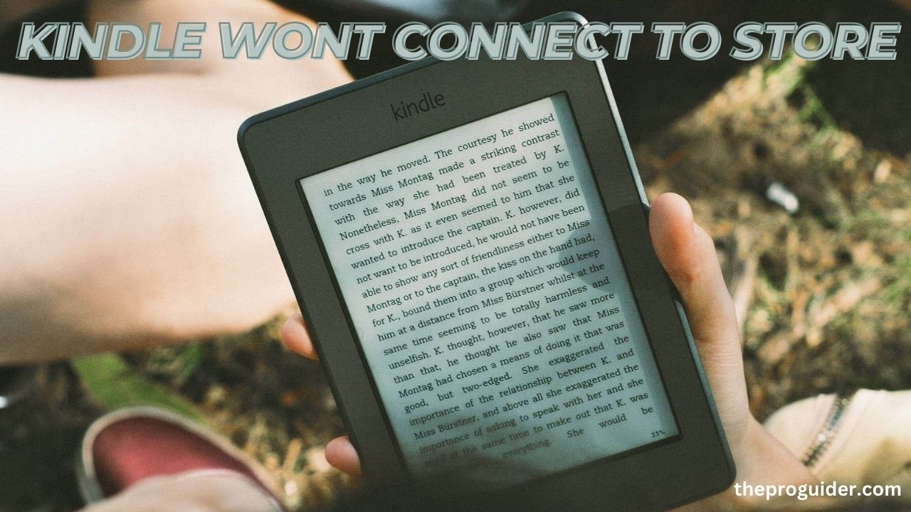 kindle wont connect to store